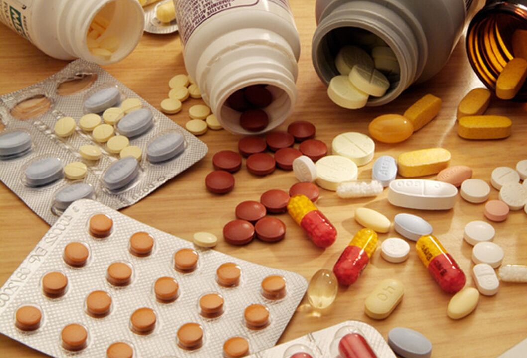 O varietate de medicamente pentru tratamentul prostatitei