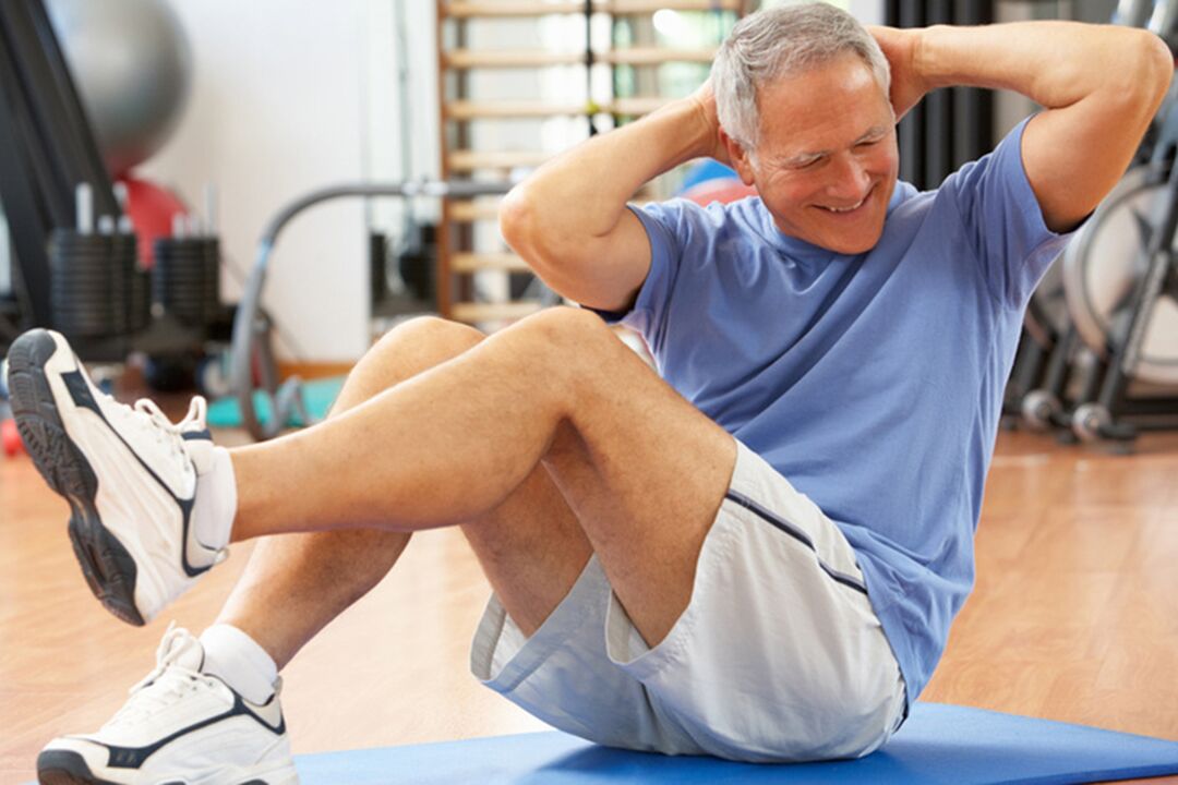 Efectuarea de exerciții pentru refacerea glandei prostatei
